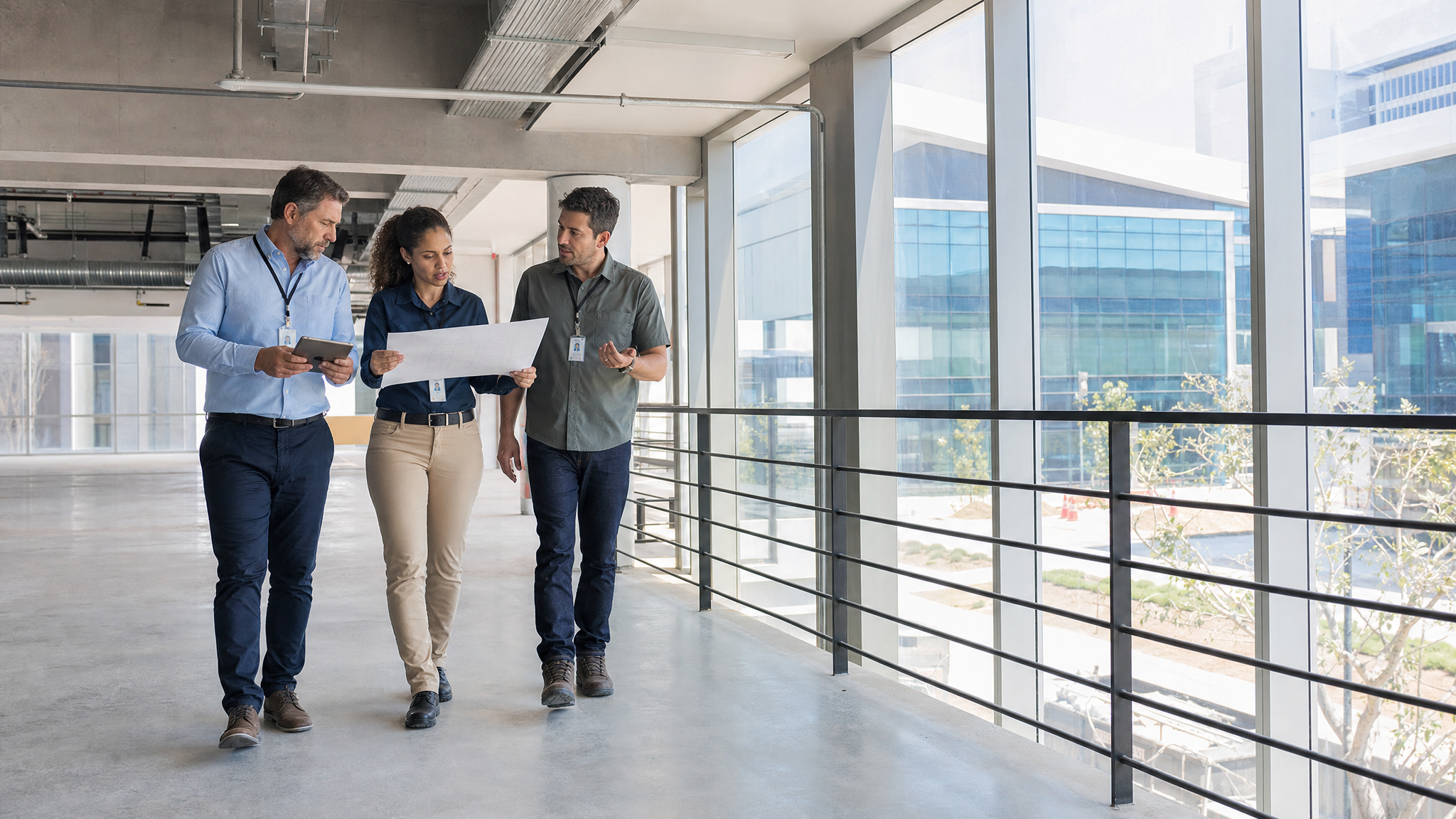 Campus corporativo em implantacao