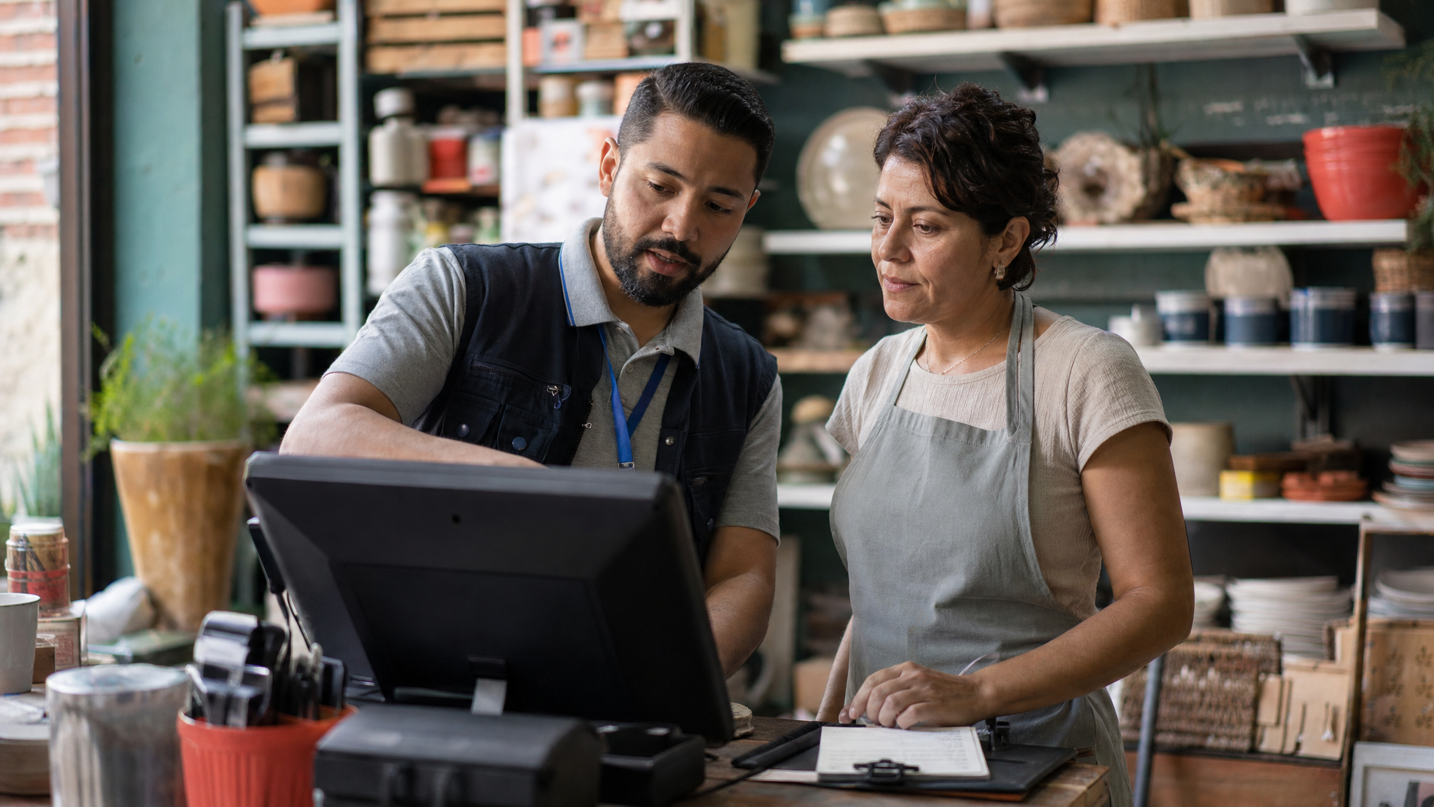 Atendimento em comercio local